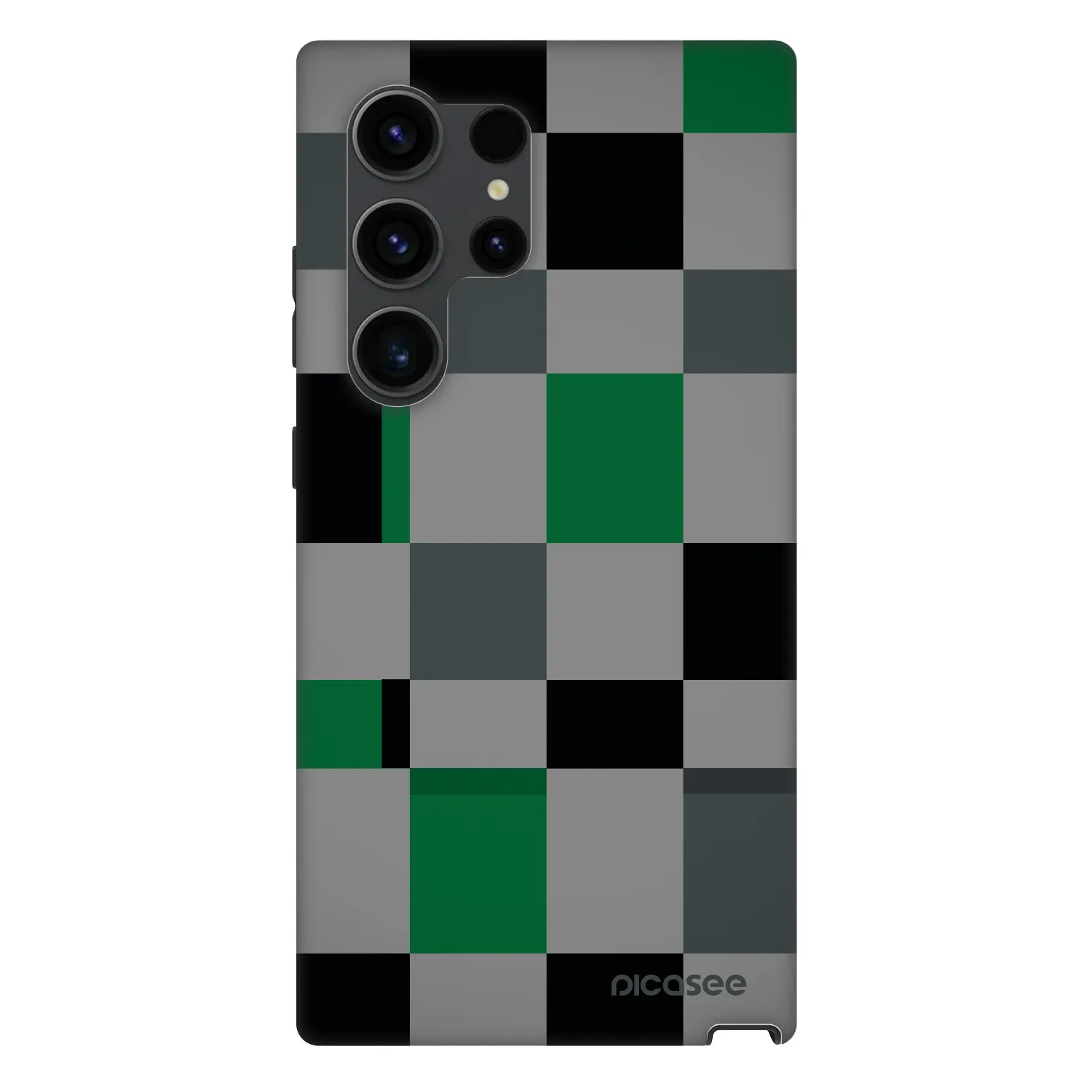 Picasee Fashion Case PowerShare pro Samsung Galaxy S24 Ultra S928B 5G - Block Grid