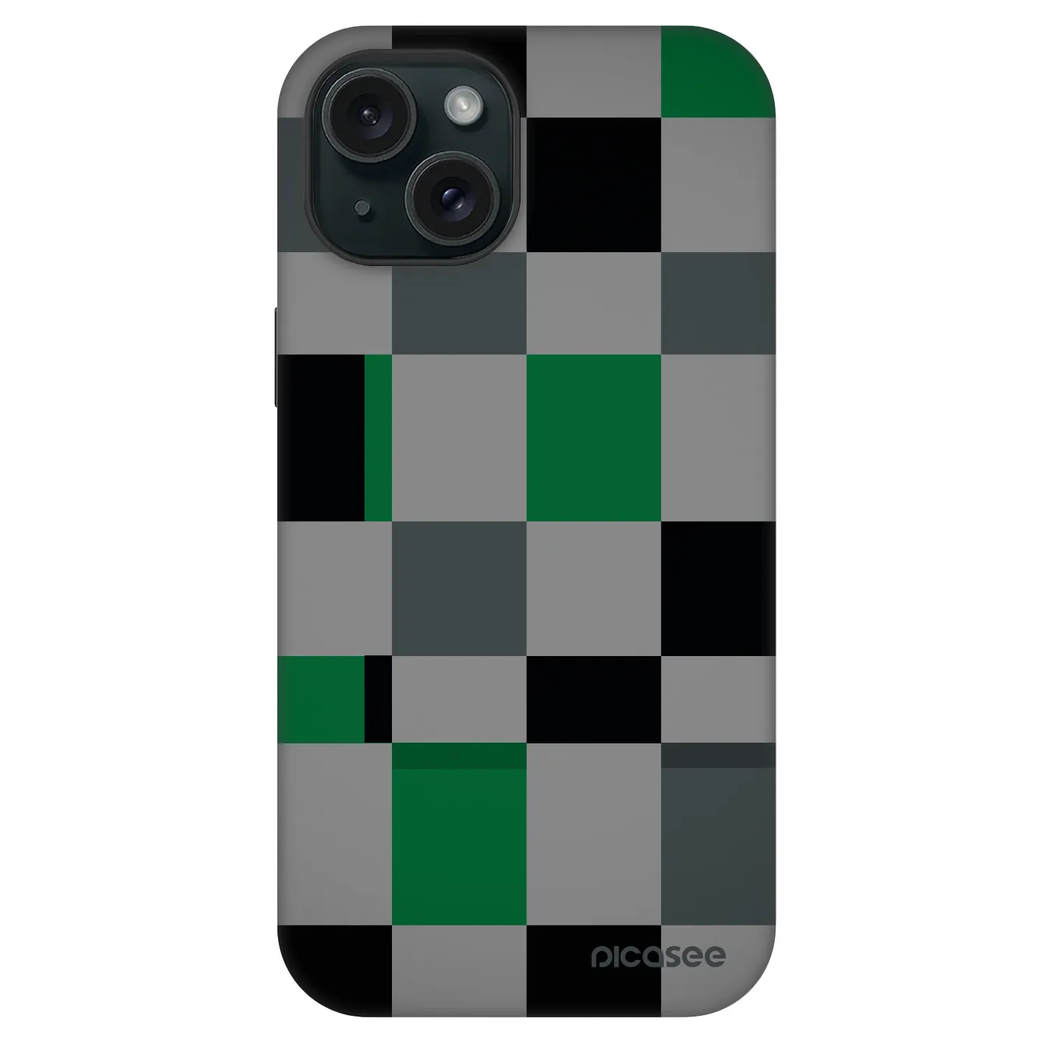 Picasee Fashion Case MagSafe pentru Apple iPhone 15 - Block Grid