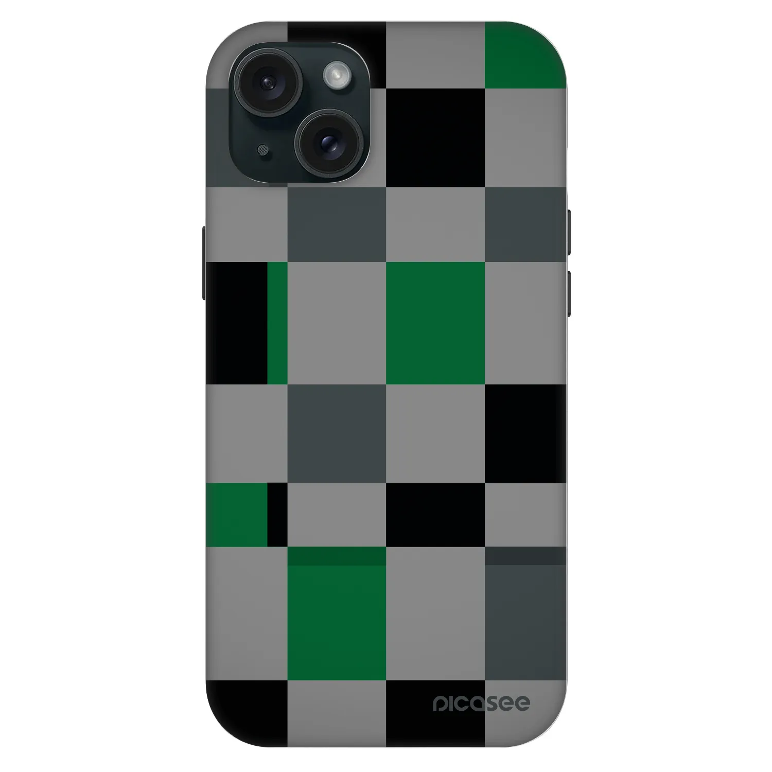 Picasee Fashion Case MagSafe pentru Apple iPhone 15 Plus - Block Grid