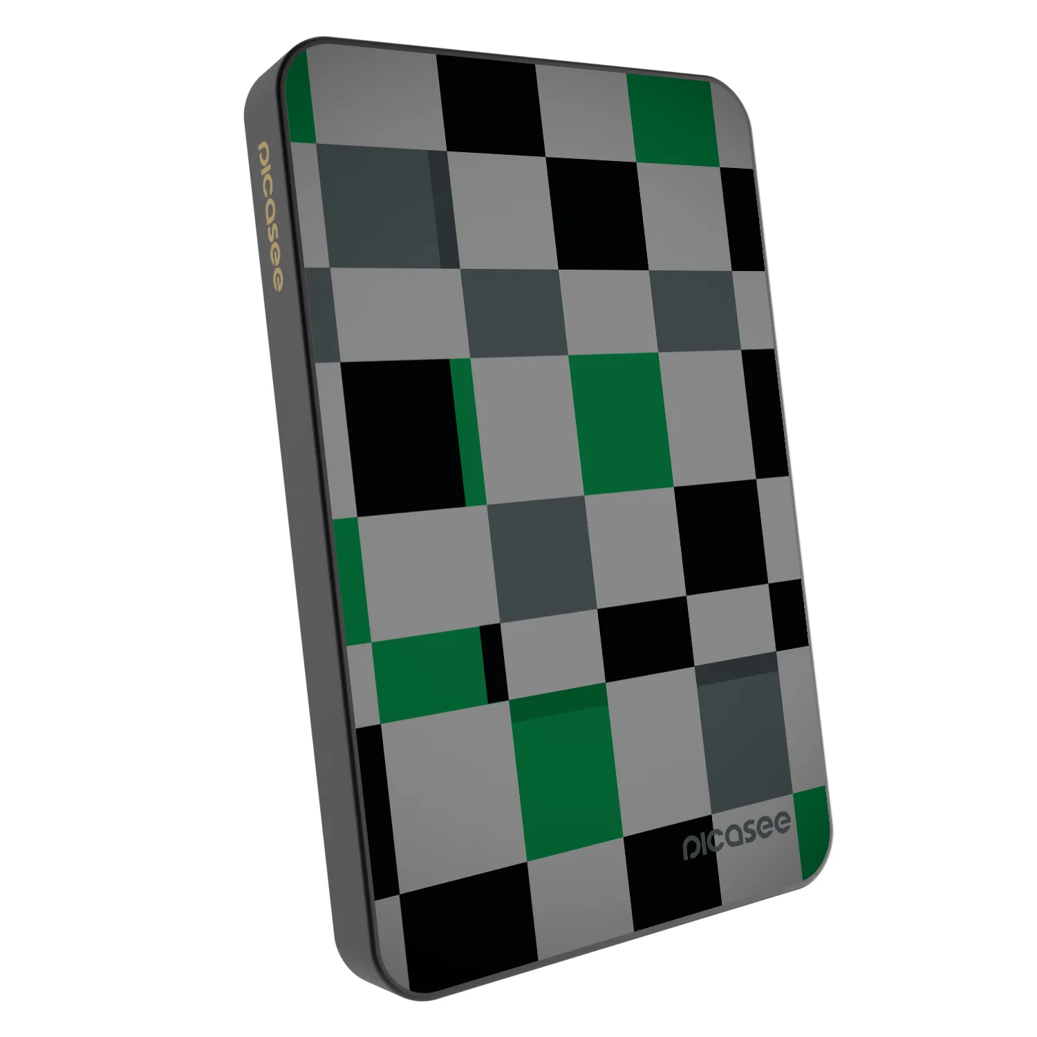 Picasee Powerbank cu MagSafe 5 000 mAh Gri - Block Grid