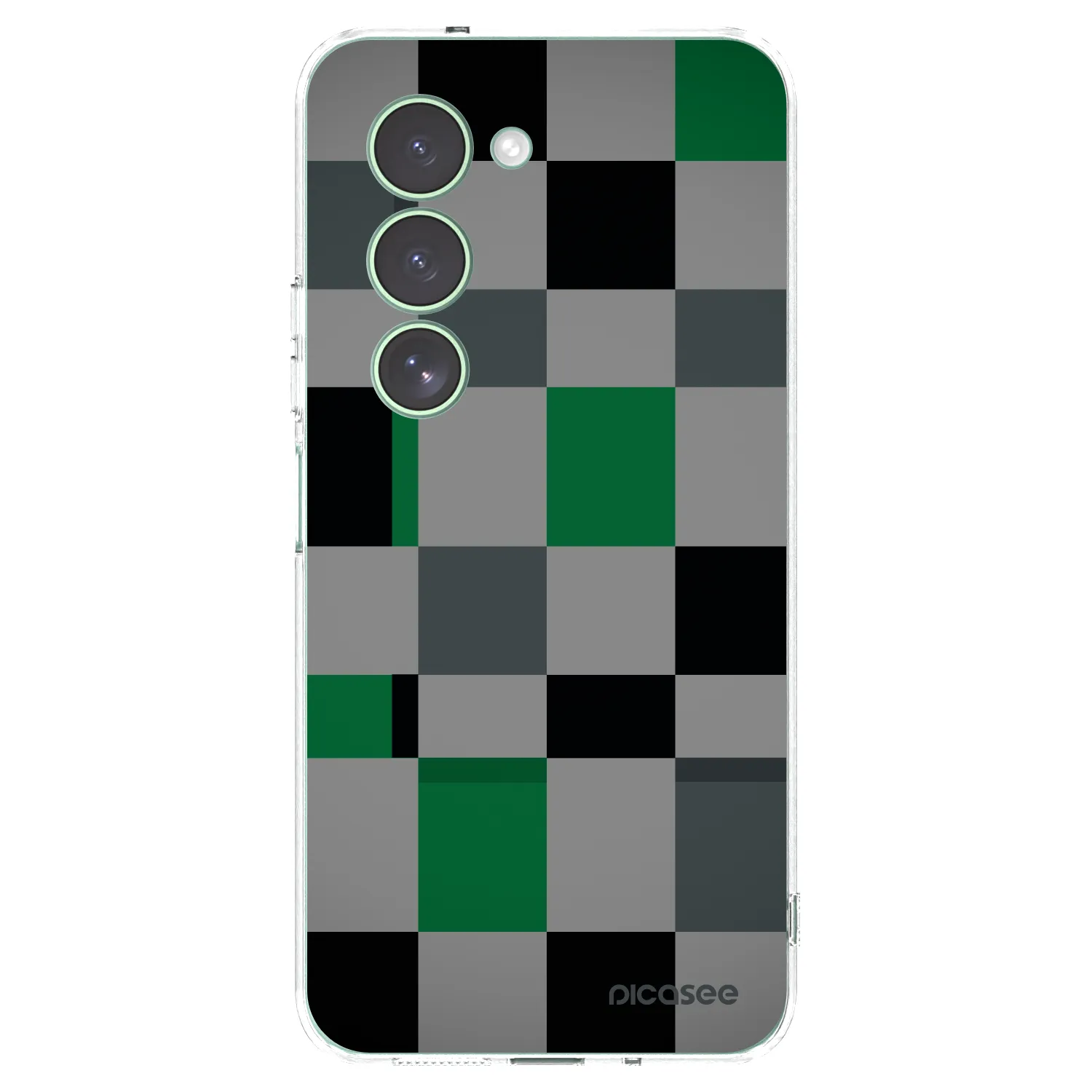 Picasee husă transparentă din silicon pentru Xiaomi Redmi 15 5G - Block Grid