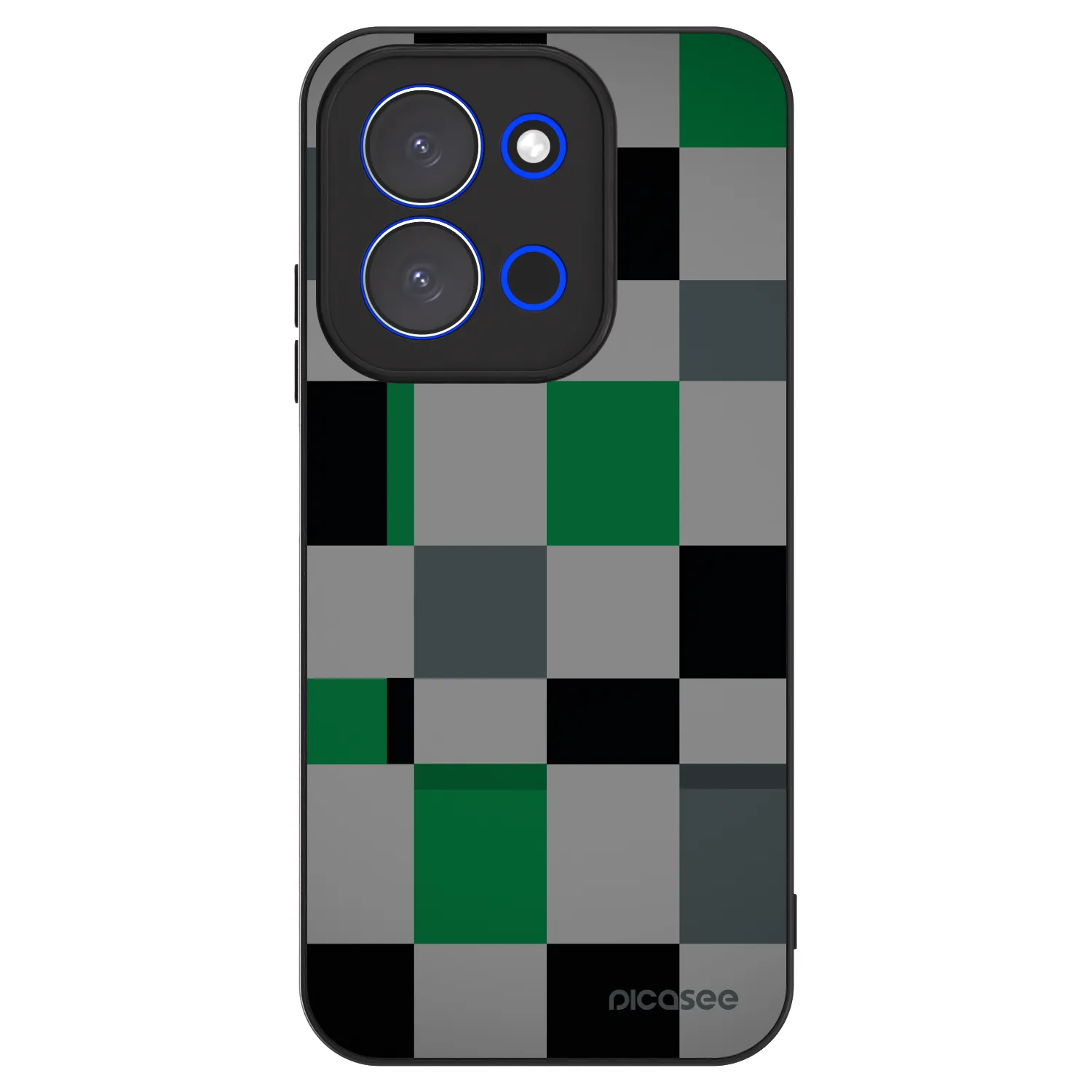 Picasee ULTIMATE CASE pentru Xiaomi Redmi 15C 4G - Block Grid