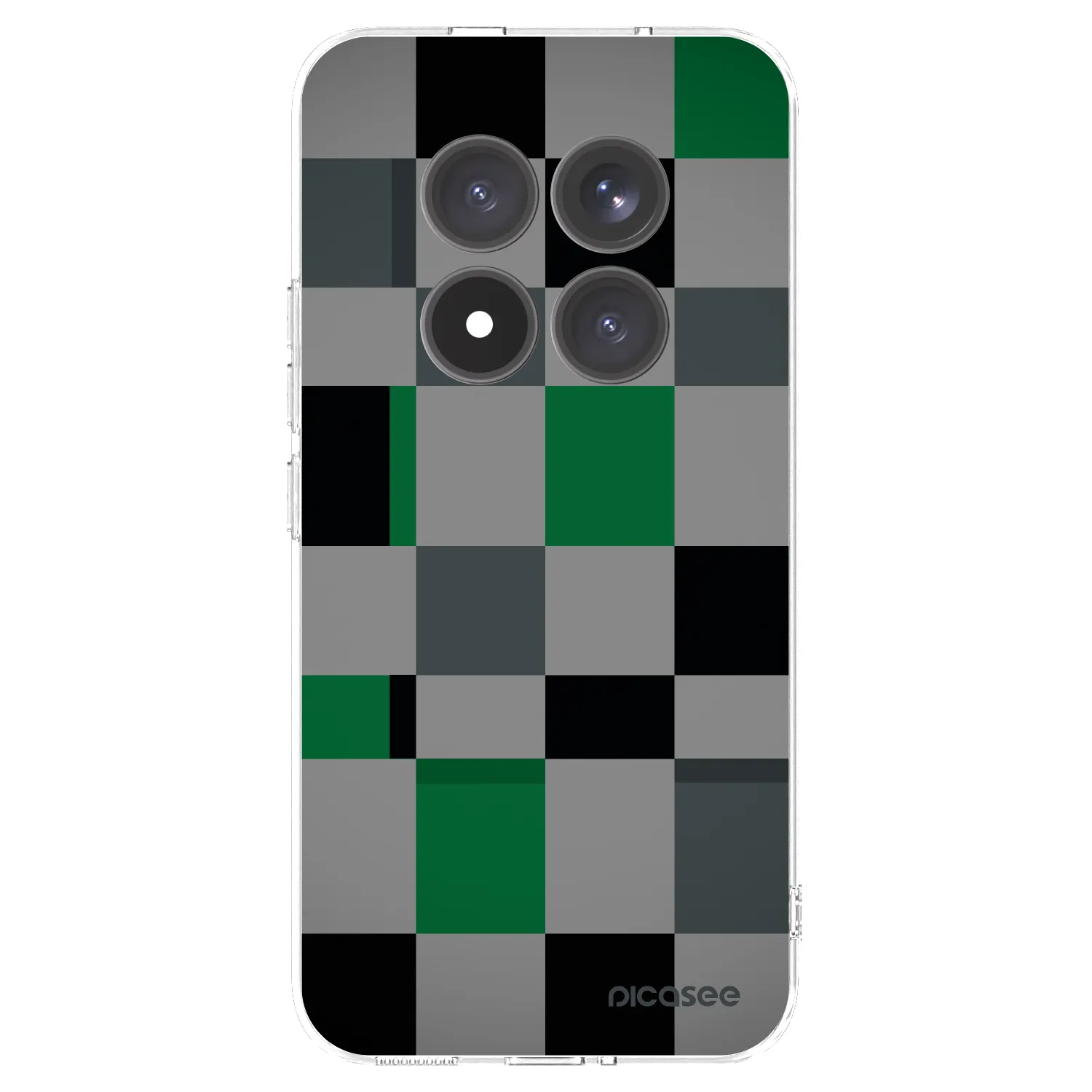 Picasee husă transparentă din silicon pentru Xiaomi Redmi Note 15 Pro+ - Block Grid