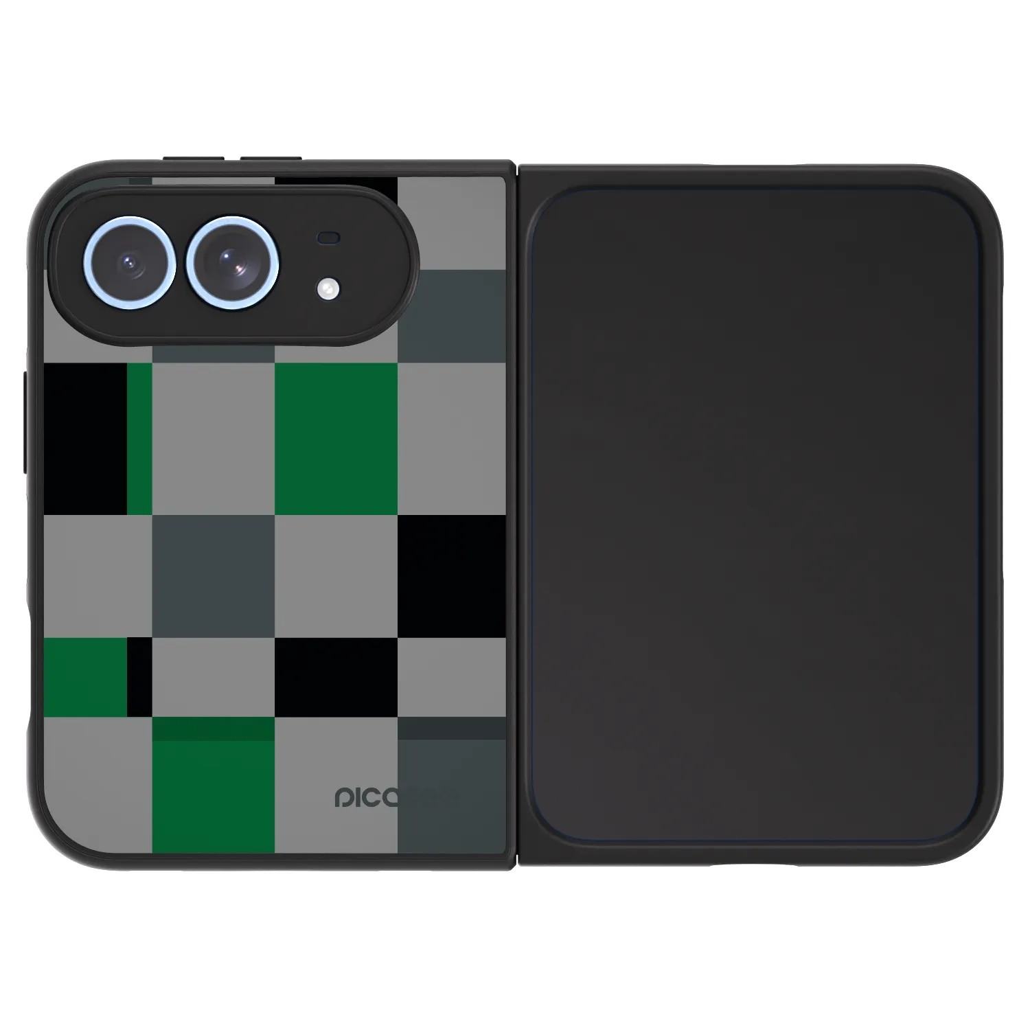 Picasee ULTIMATE CASE MagSafe pentru Apple iPhone Duo - Block Grid