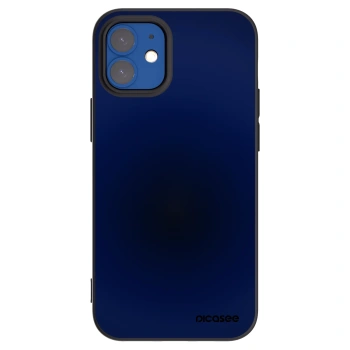 Picasee husă neagră din silicon pentru Apple iPhone 12 mini - Deep Ocean