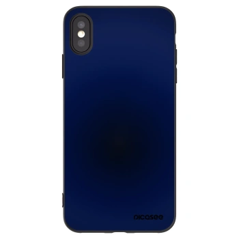 Picasee husă neagră din silicon pentru Apple iPhone XS Max - Deep Ocean