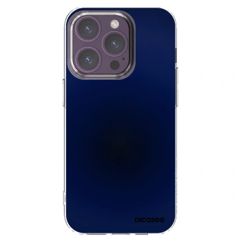 Picasee husă transparentă din silicon pentru Apple iPhone 14 Pro - Deep Ocean