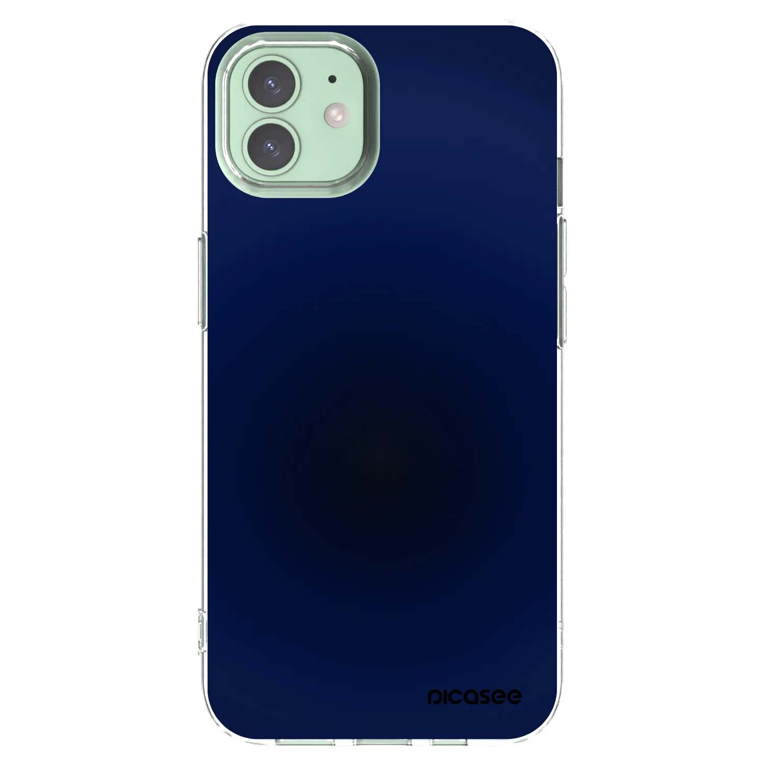 Picasee husă transparentă din silicon pentru Apple iPhone 12 Pro - Deep Ocean