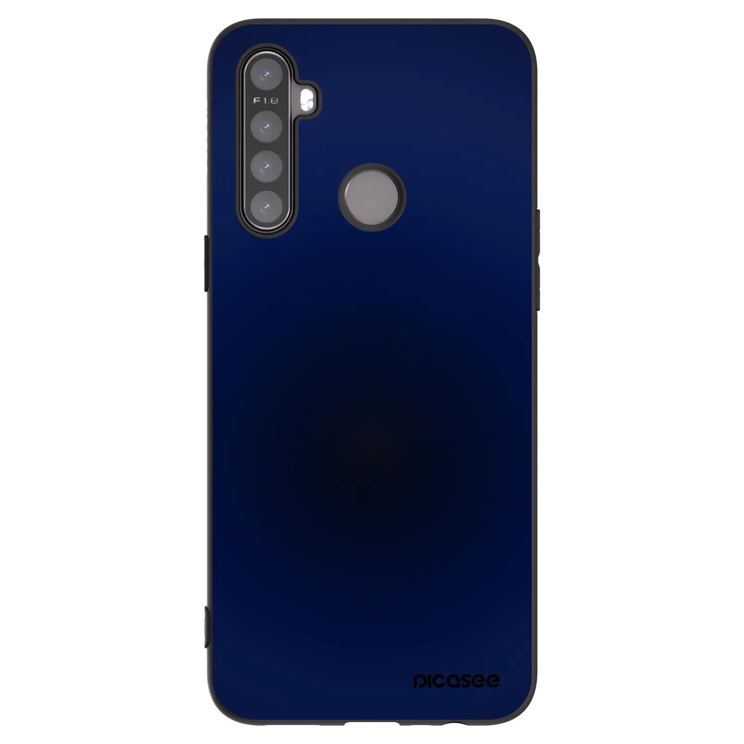 Picasee husă neagră din silicon pentru Realme 6i - Deep Ocean
