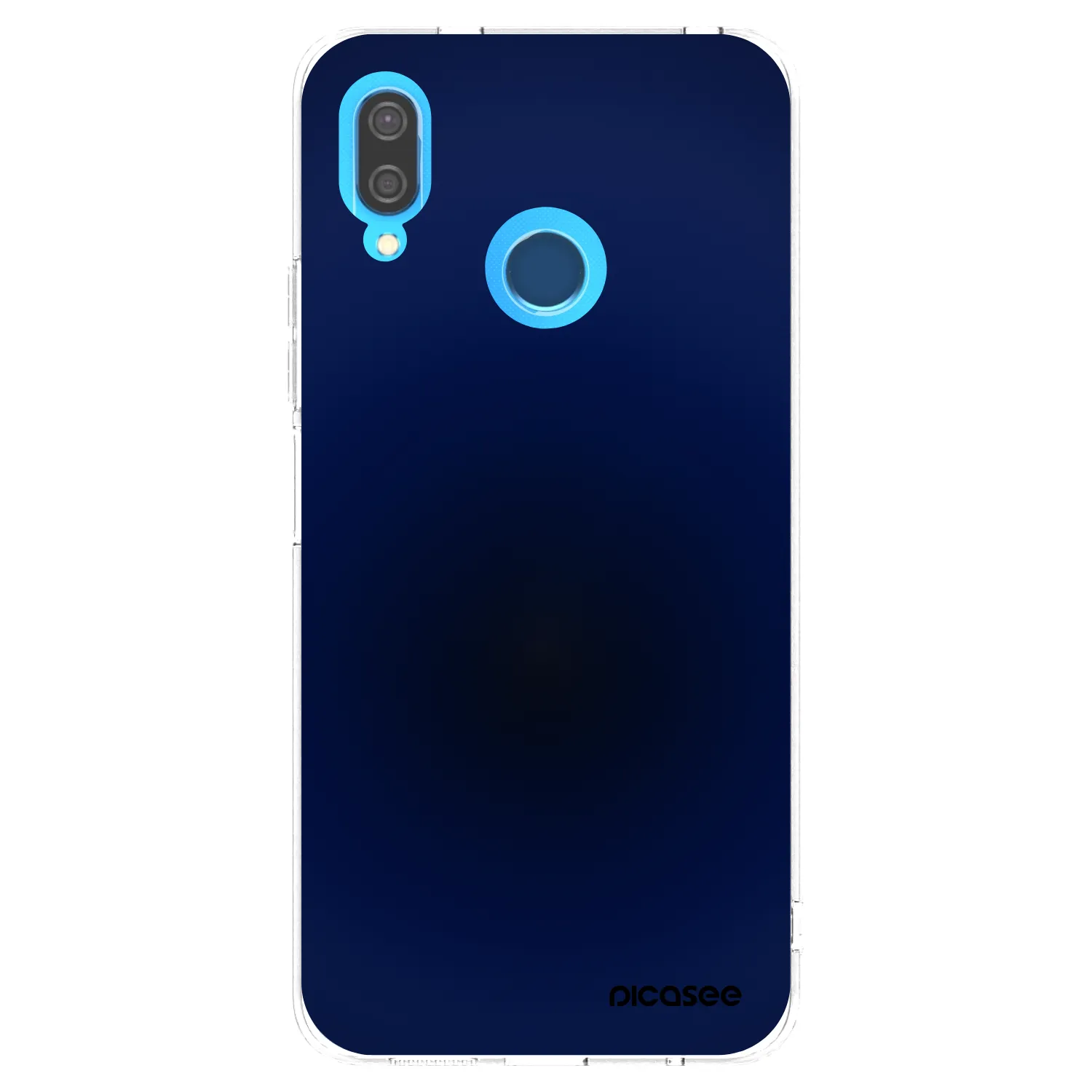 Picasee husă transparentă din silicon pentru Huawei P20 Lite - Deep Ocean