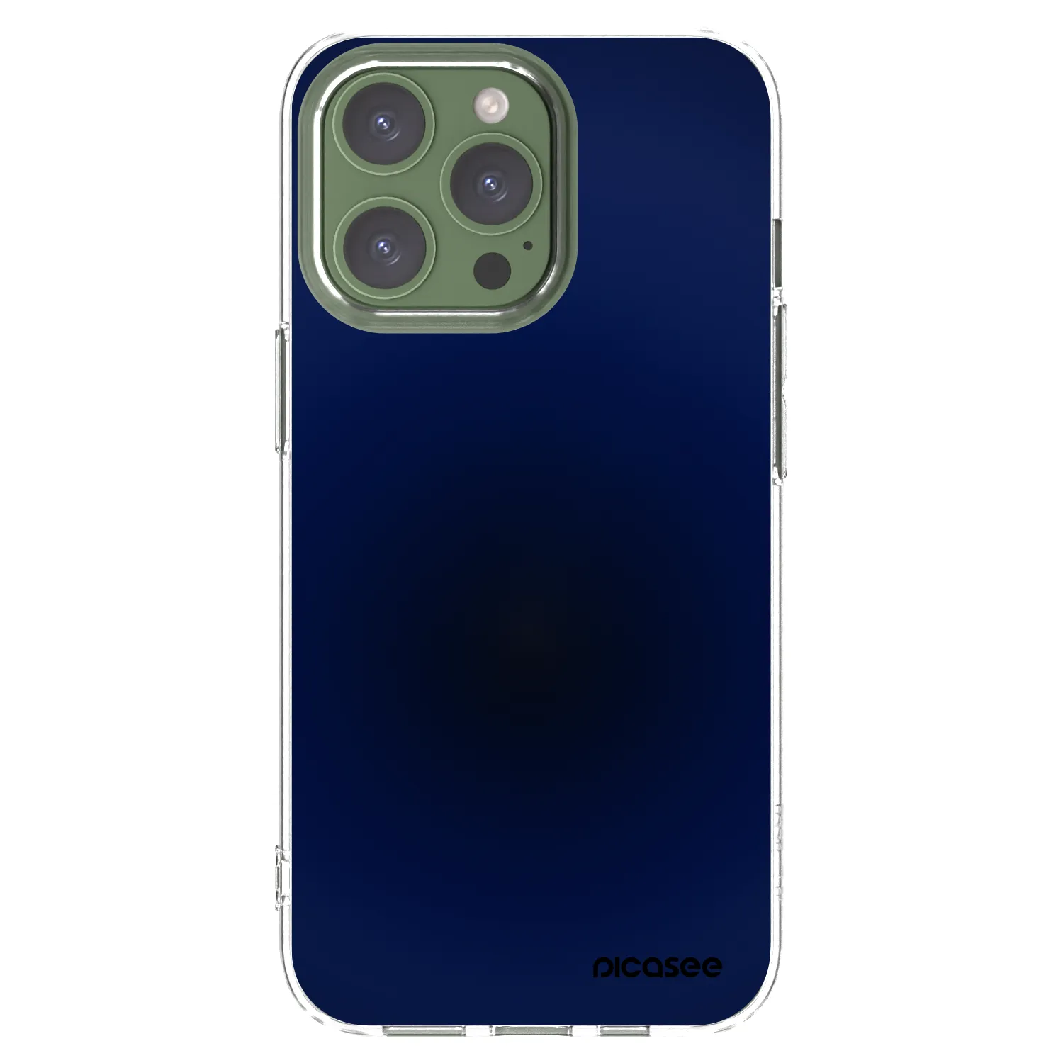 Picasee husă transparentă din silicon pentru Apple iPhone 13 Pro - Deep Ocean