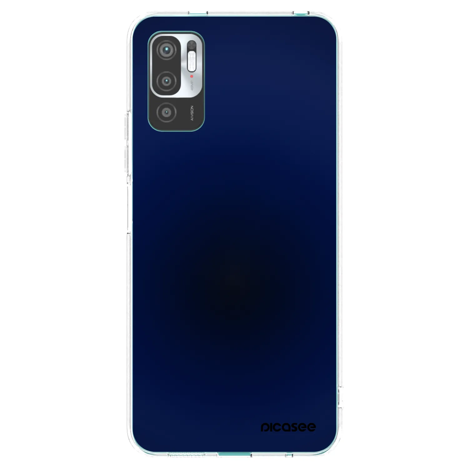 Picasee husă transparentă din silicon pentru Xiaomi Redmi Note 10 5G - Deep Ocean