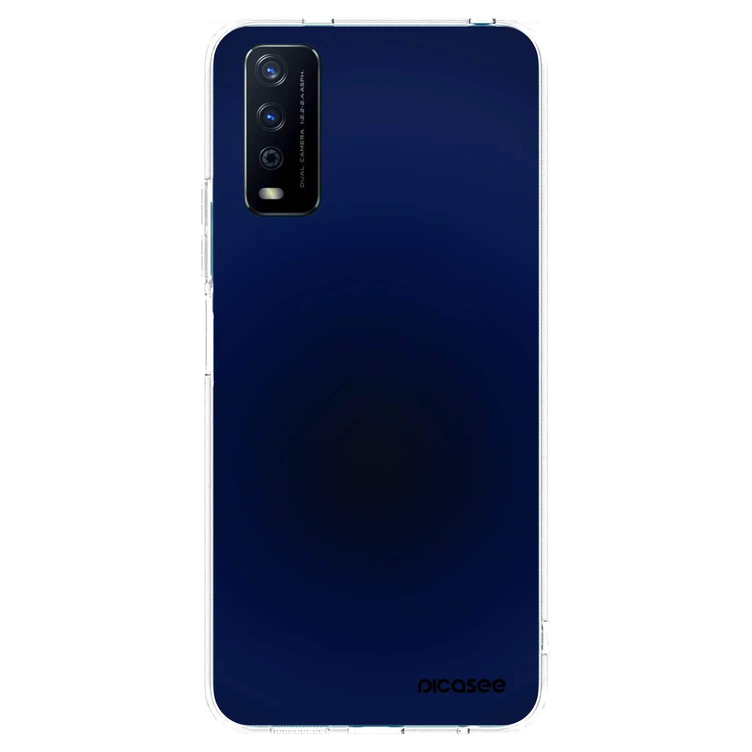 Picasee husă transparentă din silicon pentru Vivo Y11s - Deep Ocean
