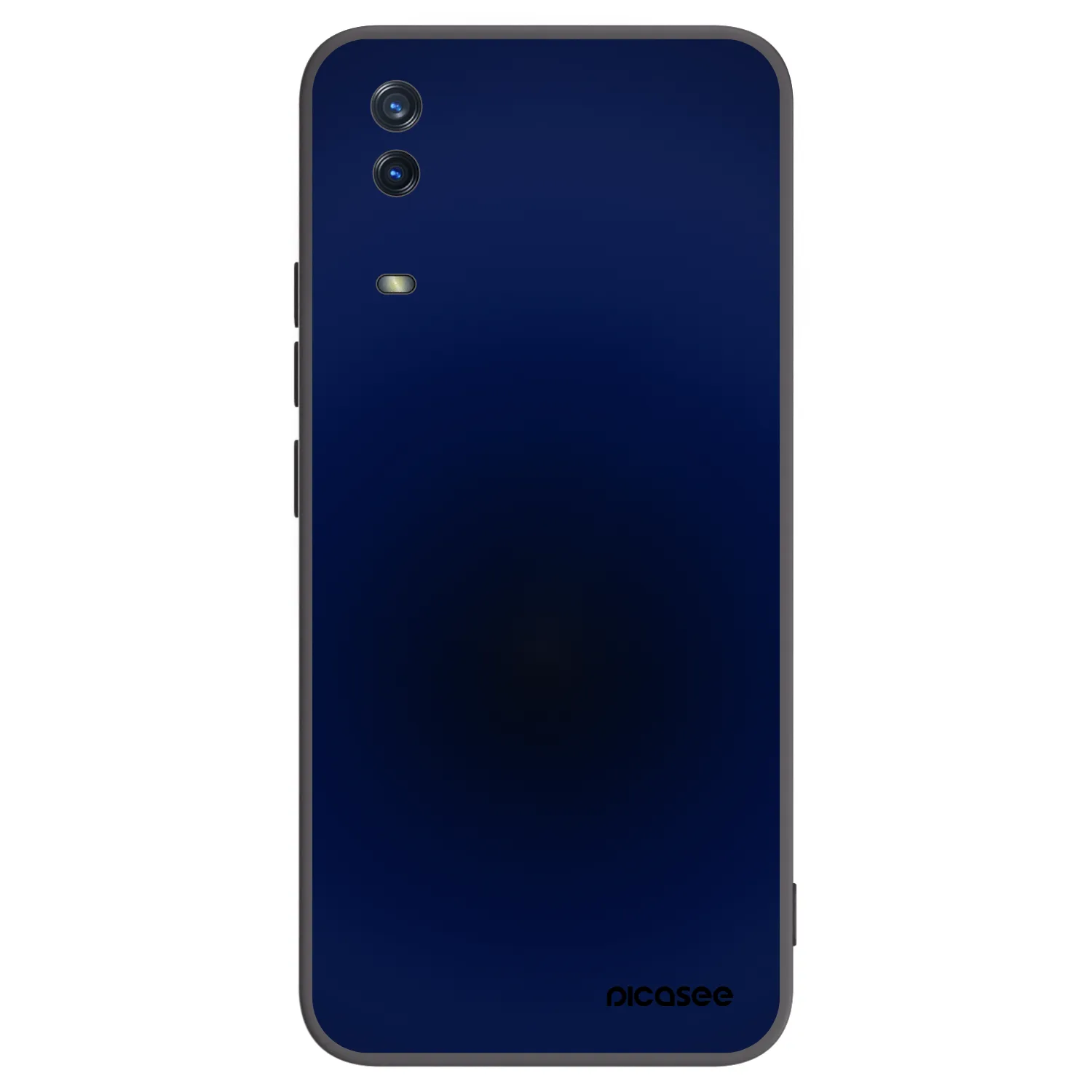 Picasee husă neagră din silicon pentru Vivo Y11s - Deep Ocean