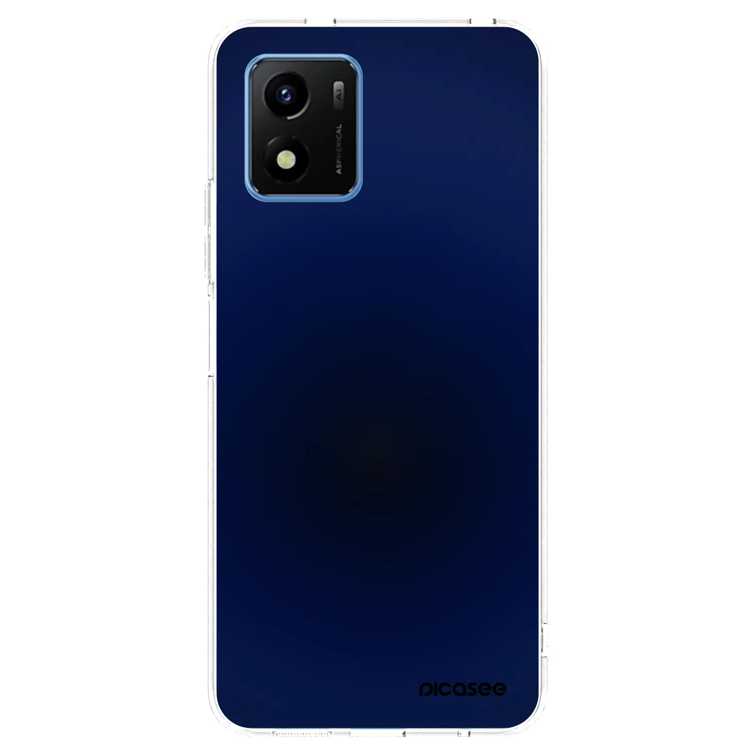Picasee husă transparentă din silicon pentru Vivo Y01 - Deep Ocean