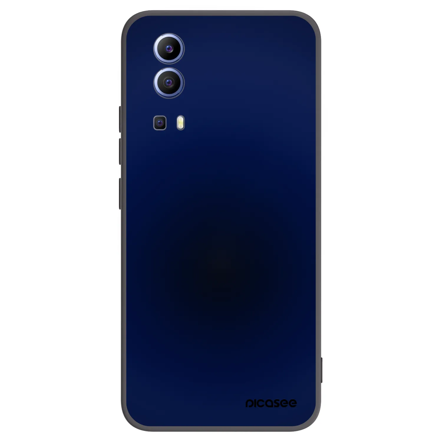 Picasee husă neagră din silicon pentru Vivo Y52 5G - Deep Ocean
