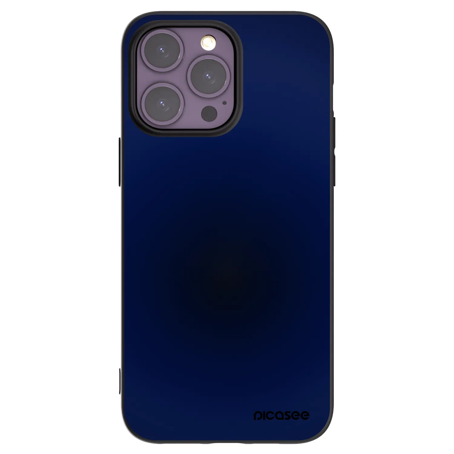 Picasee husă neagră din silicon pentru Apple iPhone 14 Pro Max - Deep Ocean