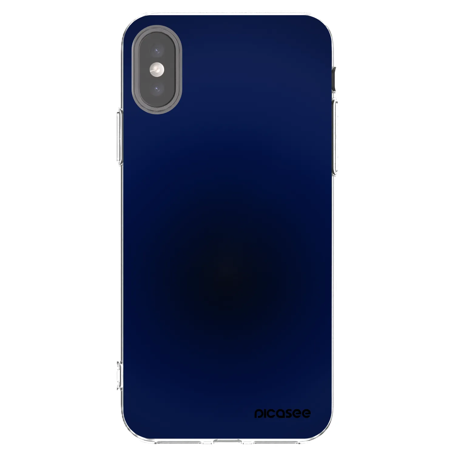 Picasee husă transparentă din silicon pentru Apple iPhone X/XS - Deep Ocean
