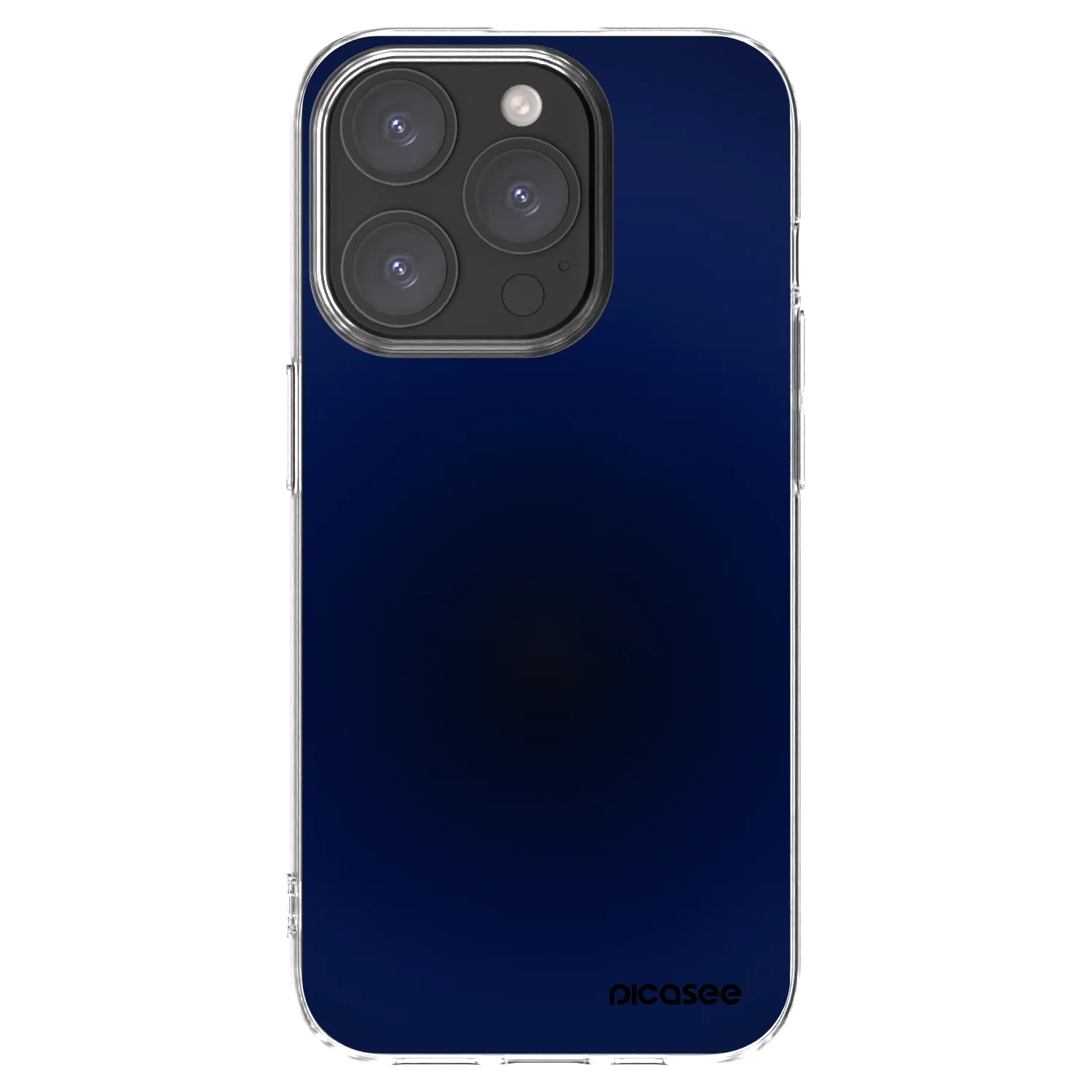 Picasee husă transparentă din silicon pentru Apple iPhone 15 Pro - Deep Ocean