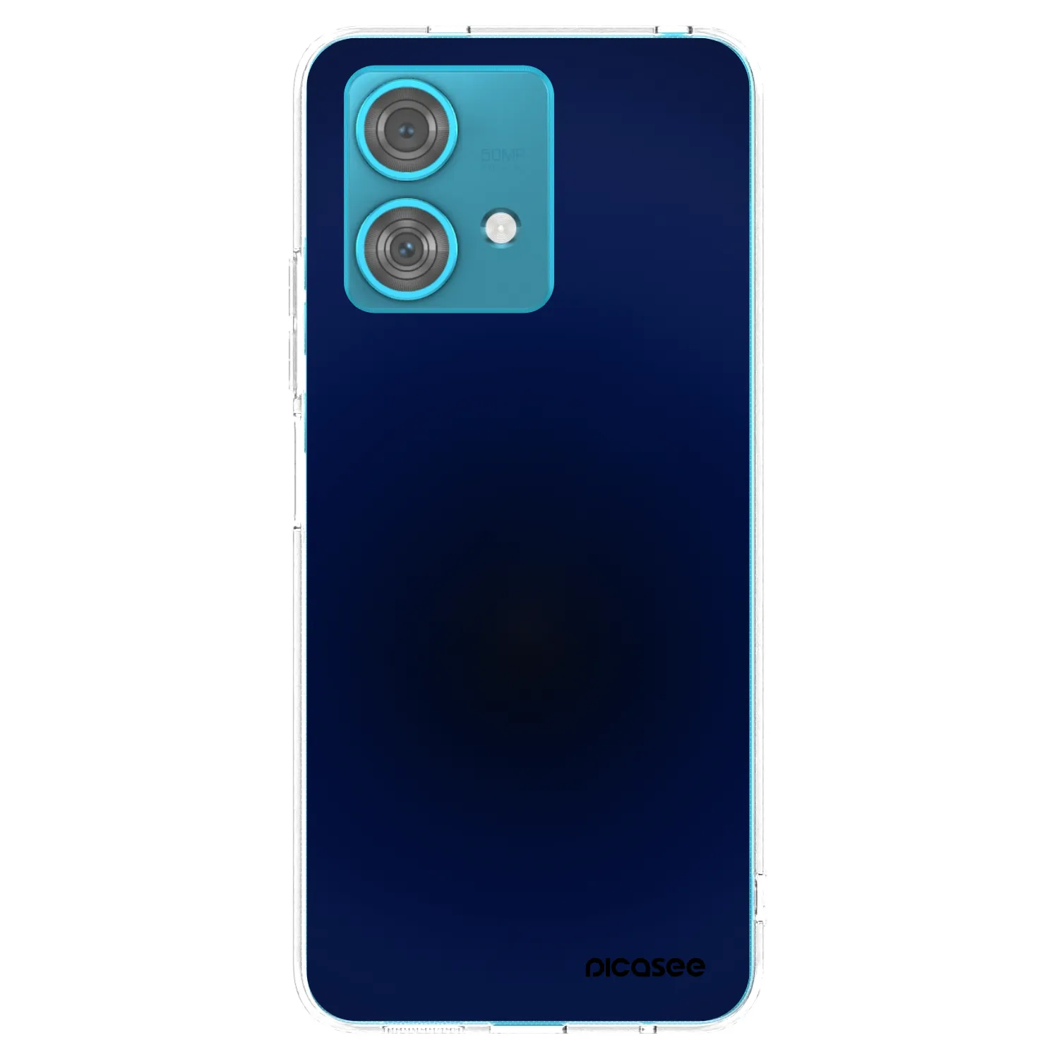 Picasee husă transparentă din silicon pentru Motorola Edge 40 Neo - Deep Ocean