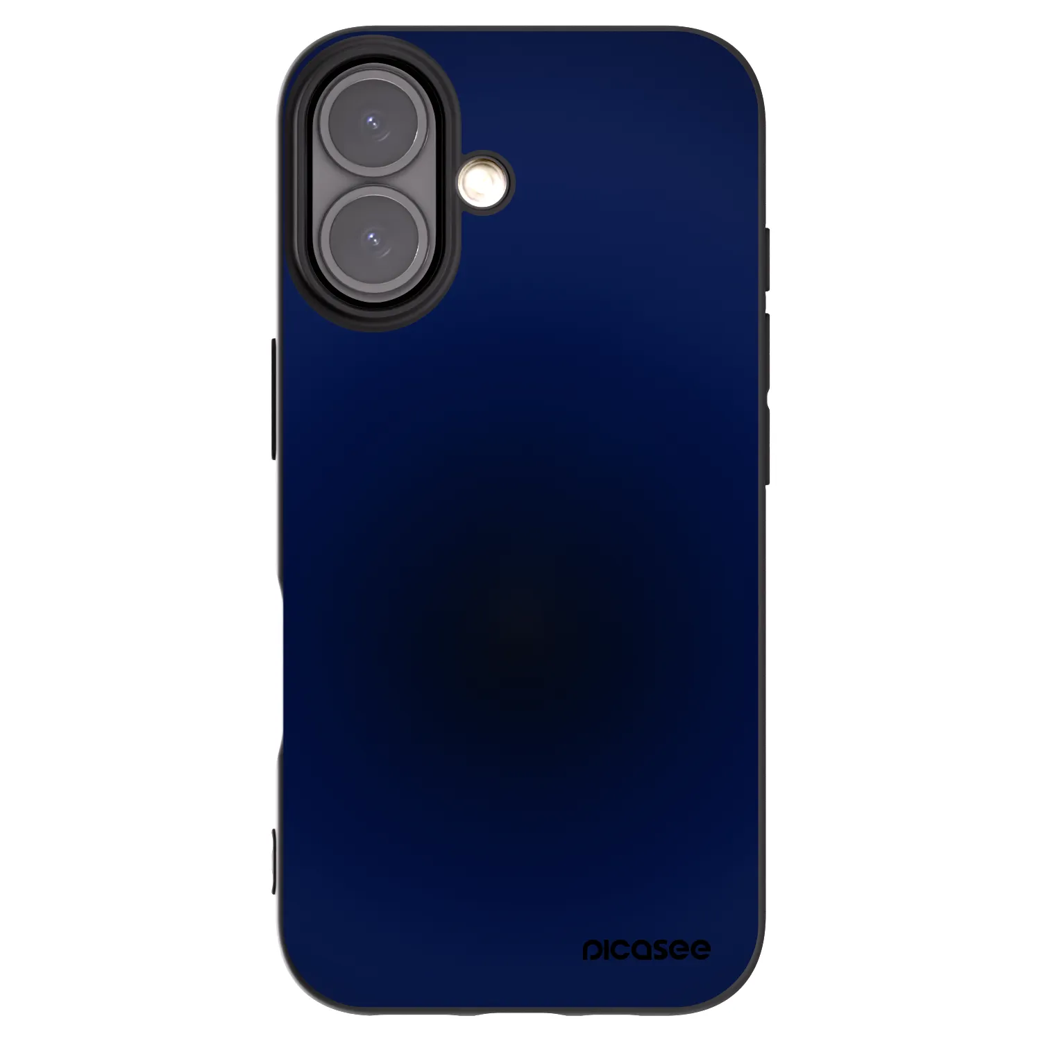 Picasee husă neagră din silicon pentru Apple iPhone 16 - Deep Ocean