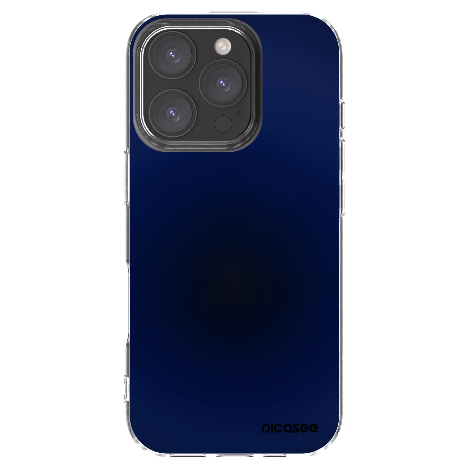 Picasee husă transparentă din silicon pentru Apple iPhone 16 Pro - Deep Ocean