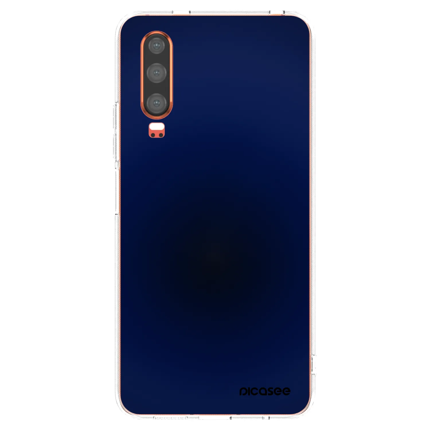 Picasee husă transparentă din silicon pentru Huawei P30 - Deep Ocean