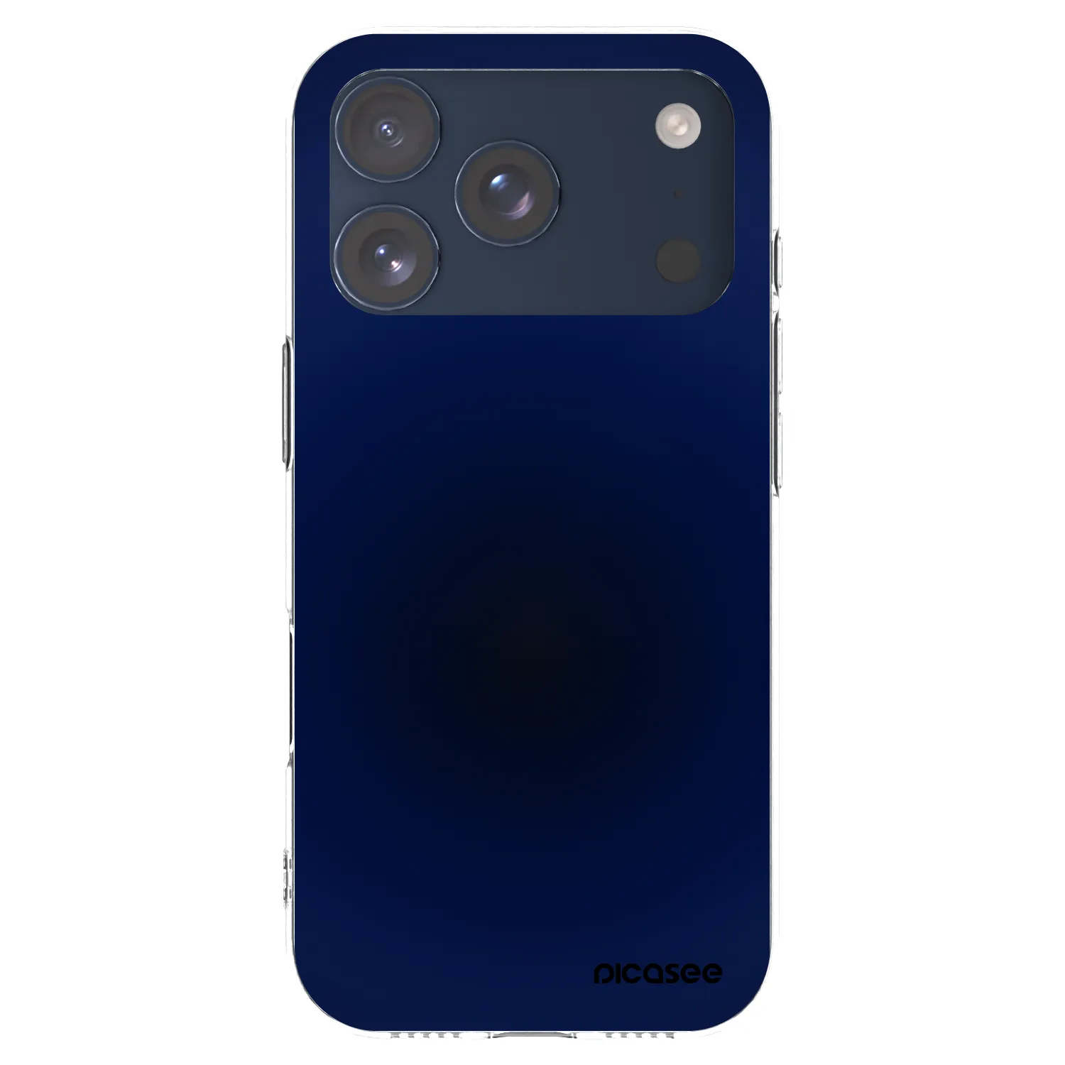 Picasee husă transparentă din silicon pentru Apple iPhone 17 Pro - Deep Ocean