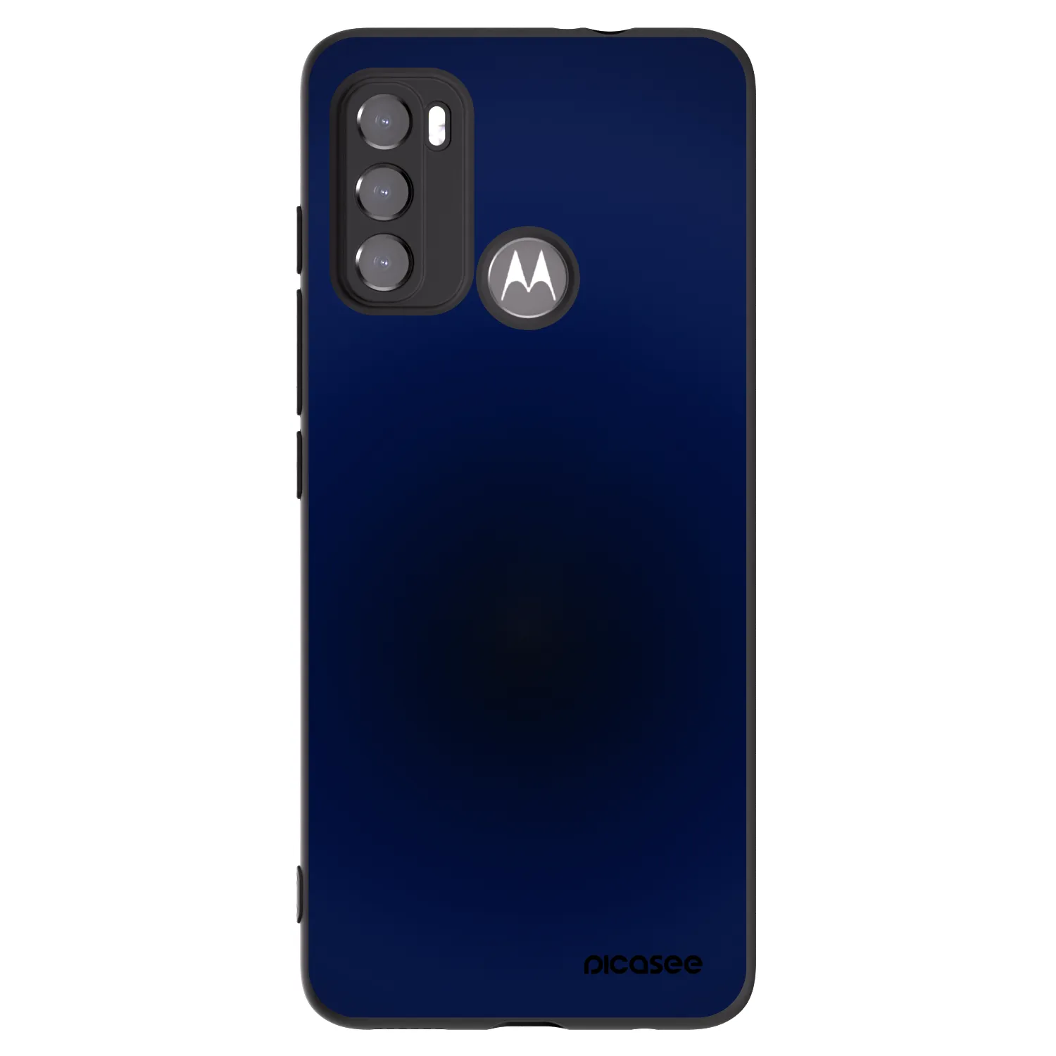 Picasee husă neagră din silicon pentru Motorola Edge 60 5G - Deep Ocean