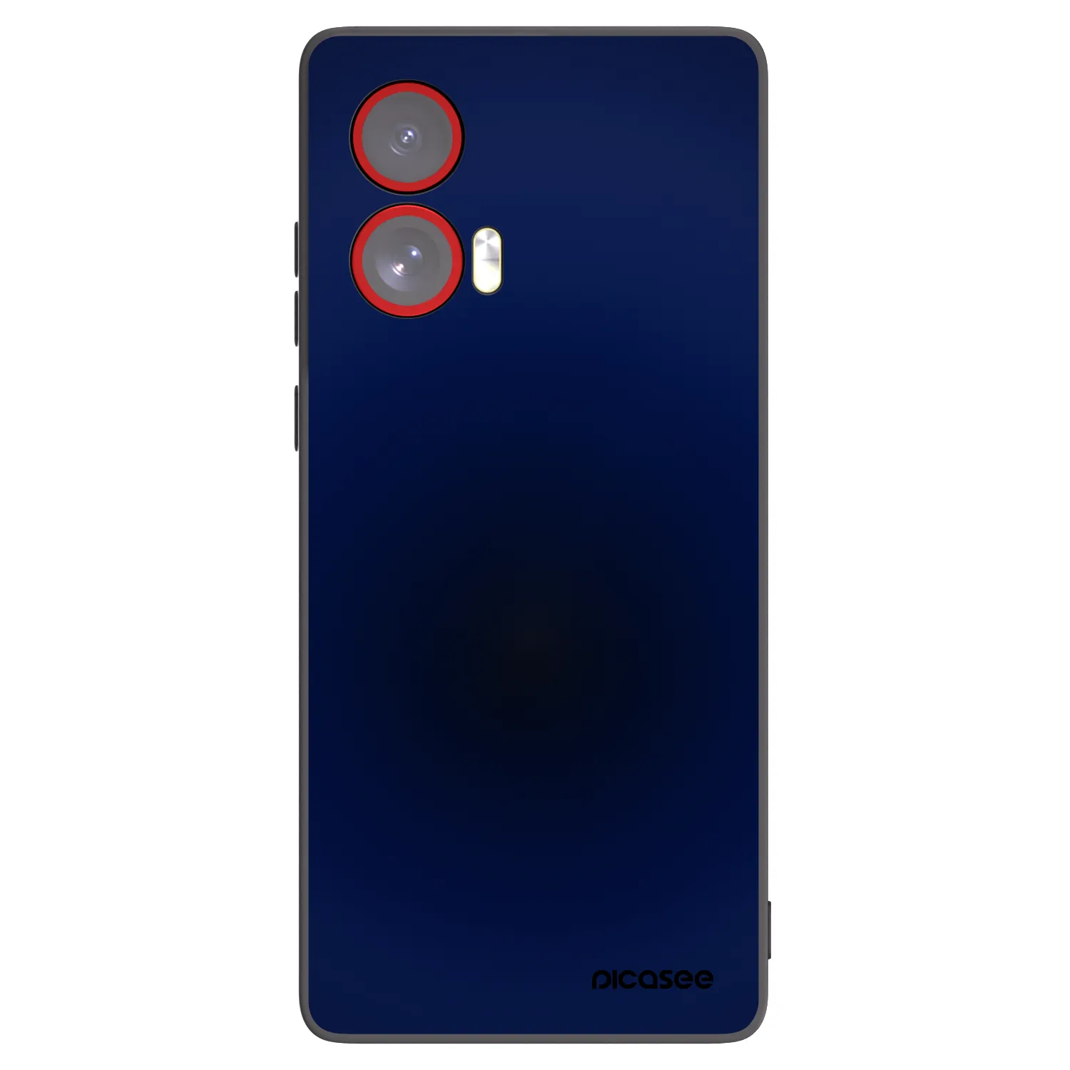 Picasee husă neagră din silicon pentru Motorola Edge 50 Fusion - Deep Ocean