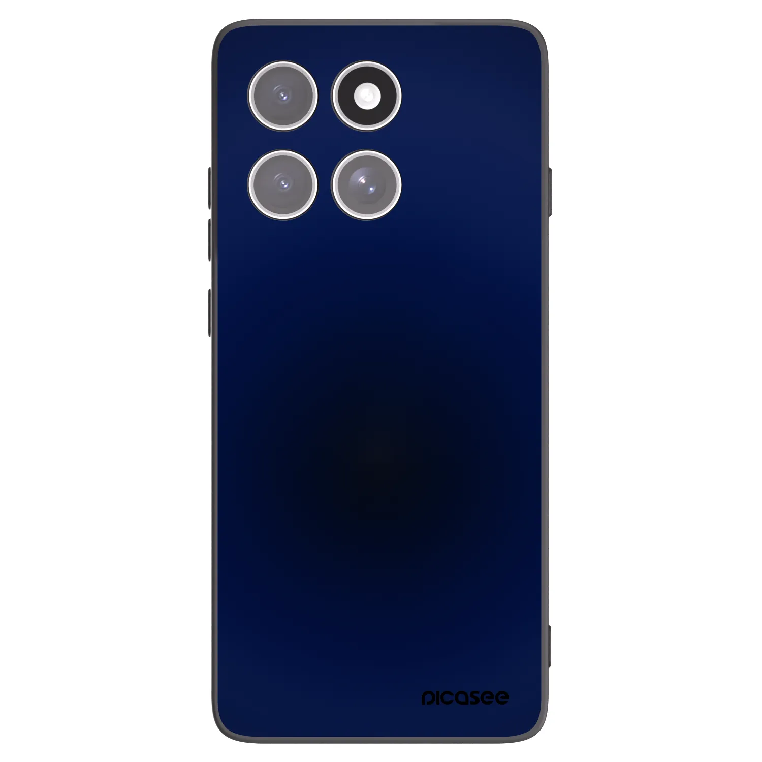 Picasee husă neagră din silicon pentru Motorola Edge 60 Fusion - Deep Ocean