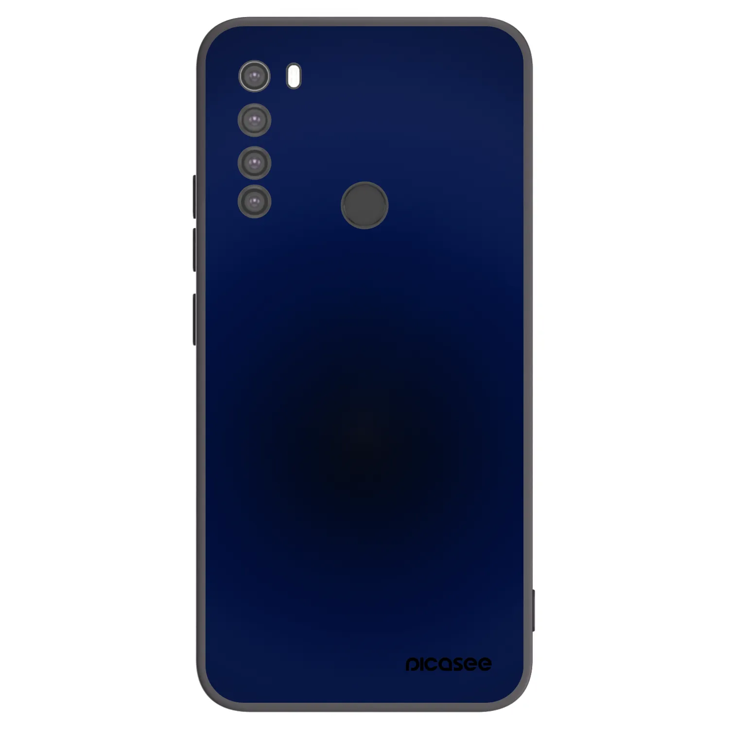 Picasee husă neagră din silicon pentru Xiaomi Redmi Note 8 - Deep Ocean