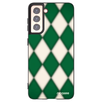 Picasee husă neagră din silicon pentru Samsung Galaxy S21 5G G991B - Emerald Diamond