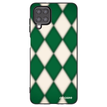 Picasee husă neagră din silicon pentru Samsung Galaxy A12 A125F - Emerald Diamond