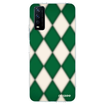 Picasee husă transparentă din silicon pentru Vivo Y11s - Emerald Diamond