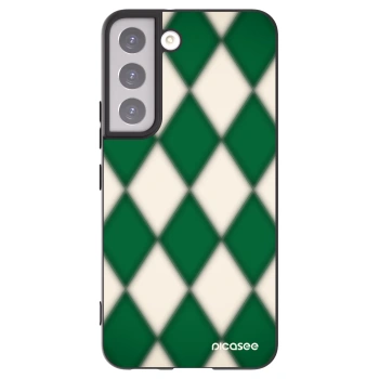 Picasee husă neagră din silicon pentru Samsung Galaxy S22 5G - Emerald Diamond