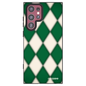 Picasee husă neagră din silicon pentru Samsung Galaxy S22 Ultra 5G - Emerald Diamond
