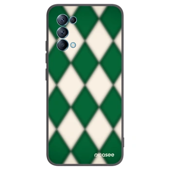 Picasee husă neagră din silicon pentru OPPO Reno 5 5G - Emerald Diamond