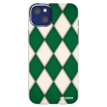 Picasee husă transparentă din silicon pentru Apple iPhone 14 Plus - Emerald Diamond