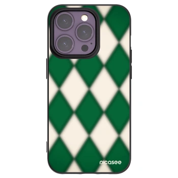 Picasee husă neagră din silicon pentru Apple iPhone 14 Pro - Emerald Diamond