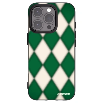 Picasee husă neagră din silicon pentru Apple iPhone 16 Pro - Emerald Diamond