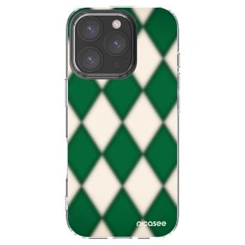 Picasee husă transparentă din silicon pentru Apple iPhone 16 Pro - Emerald Diamond