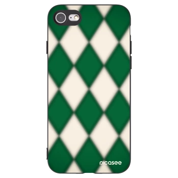 Picasee husă neagră din silicon pentru Apple iPhone 8 - Emerald Diamond