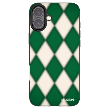 Picasee husă neagră din silicon pentru Apple iPhone 16 Plus - Emerald Diamond