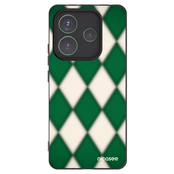 Picasee husă neagră din silicon pentru Xiaomi Redmi Note 14 5G - Emerald Diamond