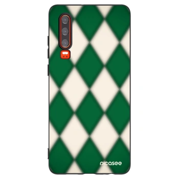 Picasee husă neagră din silicon pentru Huawei P30 - Emerald Diamond