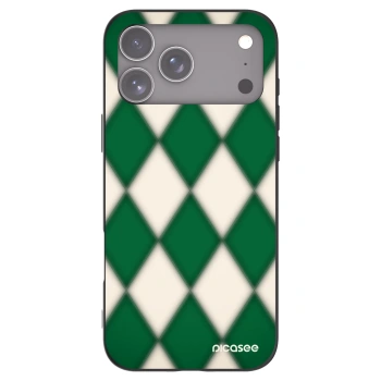 Picasee husă neagră din silicon pentru Apple iPhone 17 Pro Max - Emerald Diamond
