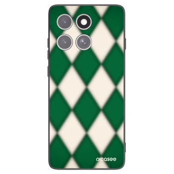 Picasee husă neagră din silicon pentru Motorola Edge 60 Fusion - Emerald Diamond