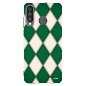 Picasee husă transparentă din silicon pentru Huawei P30 Lite - Emerald Diamond
