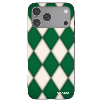 Picasee husă neagră din silicon pentru Apple iPhone 18 Pro Max - Emerald Diamond